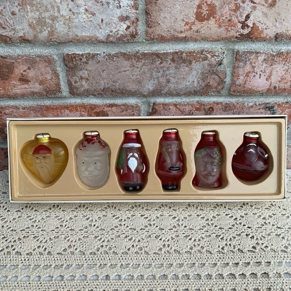 Vintage Old World Christmas Glass String Light Covers 1970s